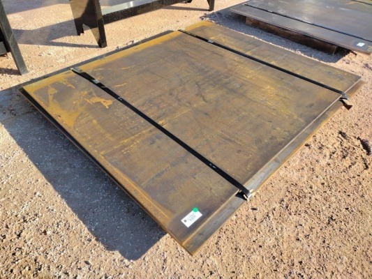 (2) 3/4'' Thick Steel Plates/Road Plates 75'' X 87''