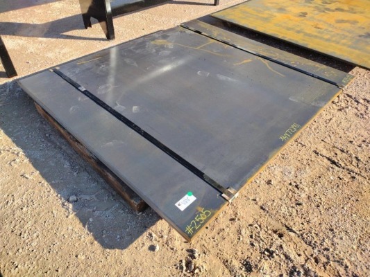 (2) 3/4'' Thick Steel Plates/Road Plates 72'' X 81''