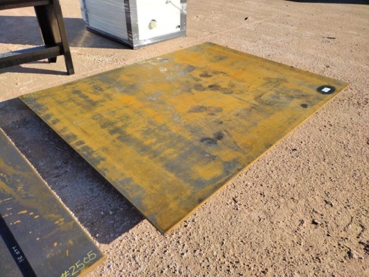 (1) 7/8'' Thick Steel Plate/Road Plate 76'' X 101''