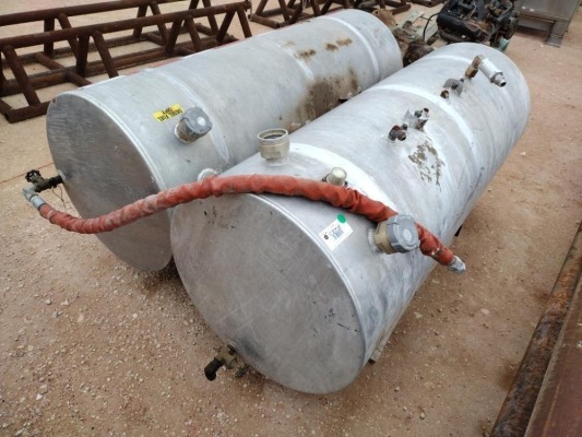 (2) 185 Gallon Truck Fuel Tanks