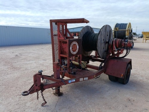 1990 Sherman Hydraulic Reel Trailer