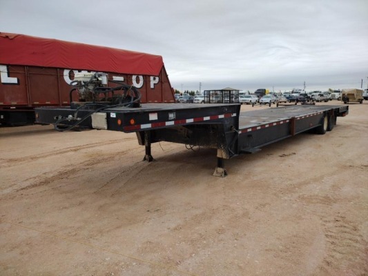 2008 Ledwell 48Ft Step Deck Hydraulic Dove Tail Trailer