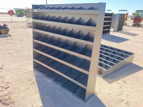 Unused (53 Bin) Metal Bolt Bin