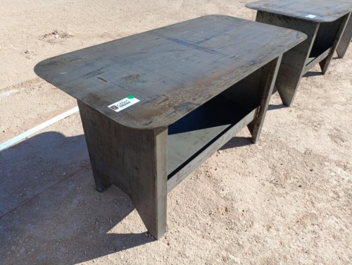 Unused 30'' x 57'' Welding Table w/Shelf (5/16'' Top)