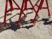(3) Unused Vevor Folding Pipe Stands w/Wheels - 4