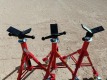 (3) Unused Vevor Folding Pipe Stands w/Wheels - 5
