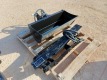 Unused (1) 3T Hydraulic Tilt Bucket, (1) 3T Hydraulic Thumb Clamp - 2