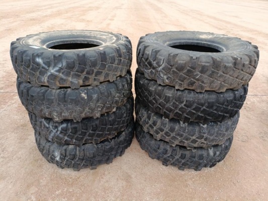 (8) Michelin Military Tires 12.00 R 20