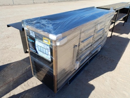 Unused Chery 7Ft 10 Drawers Stainless Steel Workbench/ Tool Chest