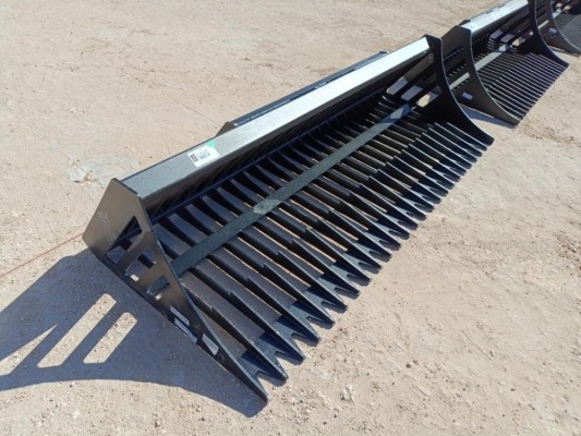 Unused 84" Rock Bucket (Skid Steer Attachment)