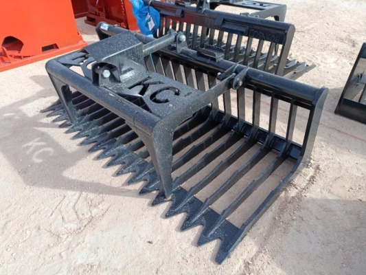 Unused KC Single Cylinder 76" Skeleton Grapple Bucket