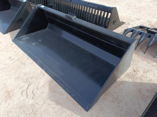 Unused 78Ã¢â‚¬Â Skid Steer Bucket w/Single Blade