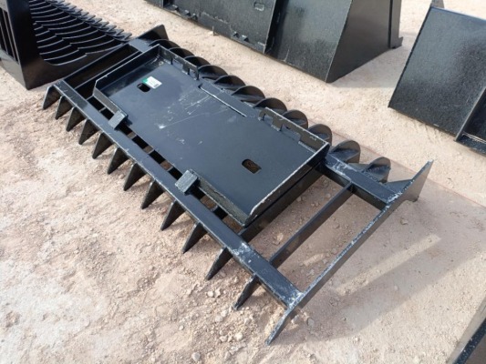 Unused 70'' Root Rake (Skid Steer Attachment)