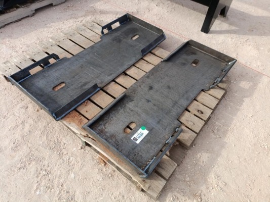 (2) Unused Formed Skid Steer Frames