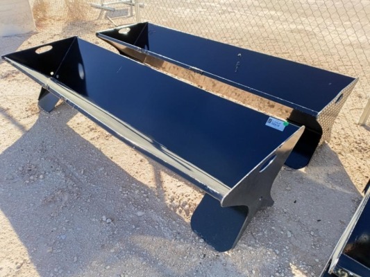 Unused (2) Heavy Duty 90'' Cattle Feeders