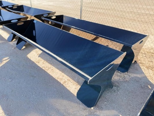 Unused (2) Heavy Duty 90'' Cattle Feeders