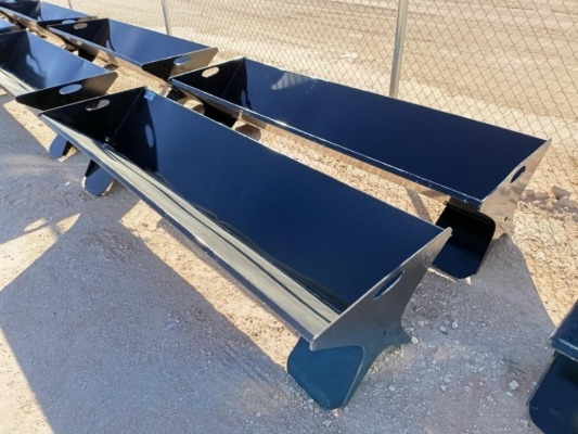 Unused (2) Heavy Duty 90'' Cattle Feeders