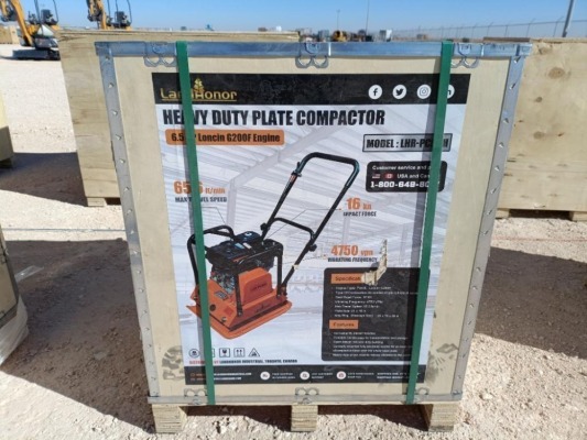 Unused Land Honor LHR-PC90H Heavy Duty Plate Compactor