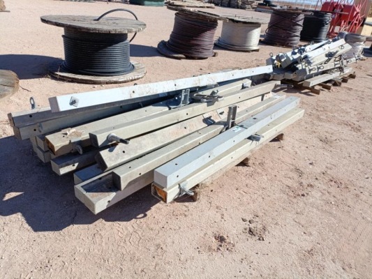 (2) Pallets w/ Misc Aluma-Form FTA30 Fiberglass Arms