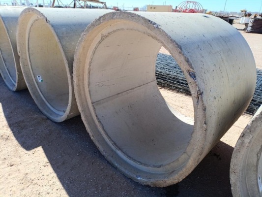 (2) 4ft Concrete Culverts