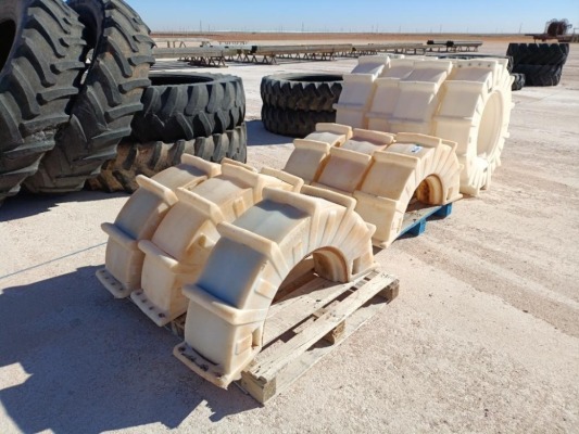 Mach Plastic Irrigation Tires (3) 14.9 x 24-8 (4) 14.9 x 24-10