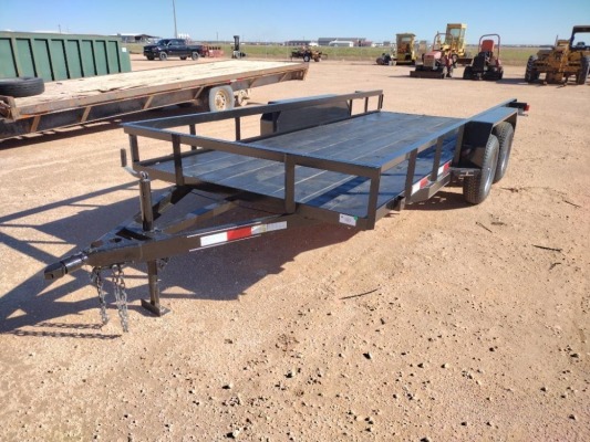 Unused 2025 H&amp;S 16Ft Utility Trailer