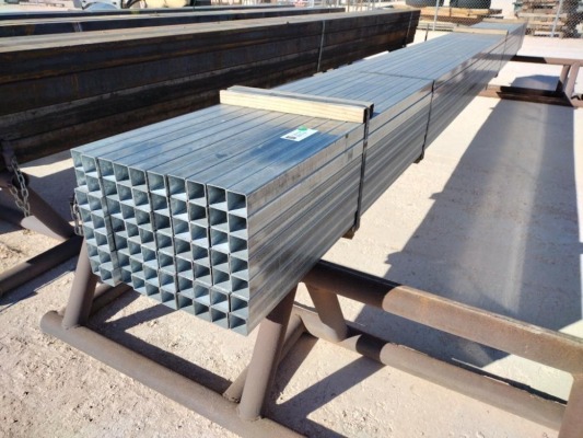 (70) pcs of 1 3/4" Galvanized Square Tubing