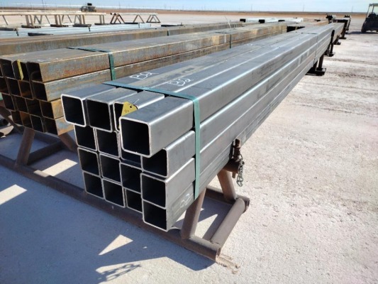 (16) pcs of 4" Square Tubing