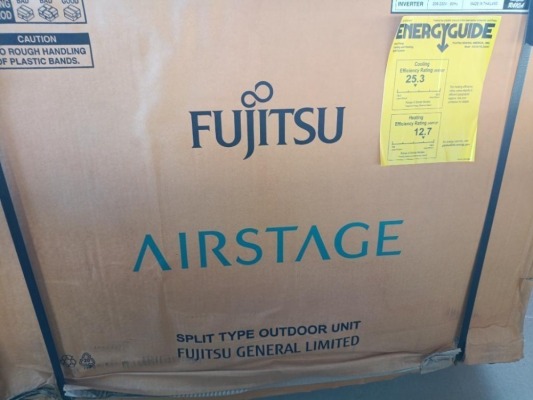 Unused Fujitsu Mini Split, Split Type Outdoor Unit