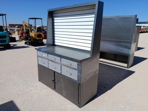 Unused 62'' Work Bench Cabinet