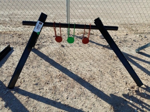 Unused 3/8 in AR500 Gong Shooting Target