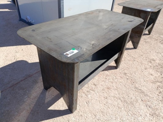 Unused 30'' x 57'' Welding Table w/Shelf (5/16'' Top)