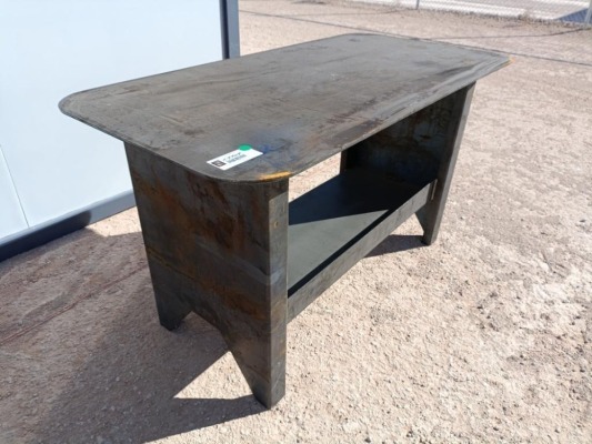 Unused 30'' x 57'' Welding Table w/Shelf (5/16'' Top)