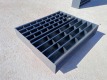 (2) 4Ft Unused Metal Bolt Bins (1) w/32 Bins (1) w/16 Bins - 3