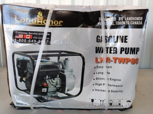 Unused Land Honor TWP80 3'' Semi-Trash Pump
