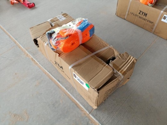 (8) Unused 2'' x 27FT Long Ratchet Straps