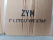 (8) Unused 2'' x 27FT Long Ratchet Straps - 8