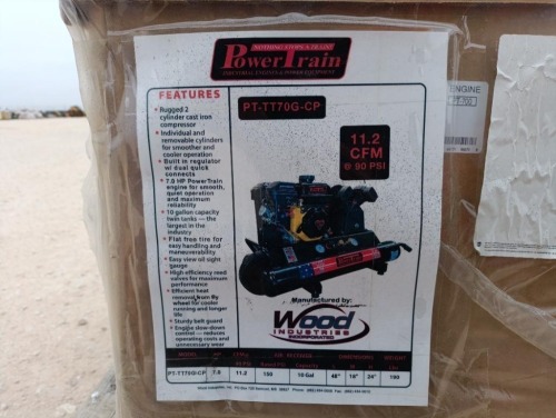 Wood Industries Twin Tank Air Compressor