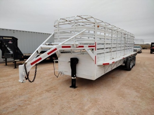 Shop Built 25Ft x 66" Livestock Trailer
