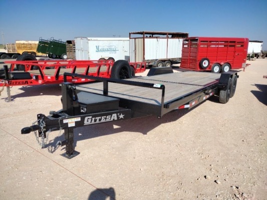 Unused 2023 Gitesa 24Ft Tilt Deck Trailer