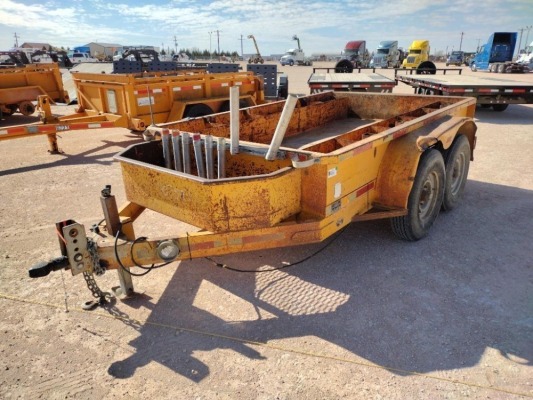 10Ft x 62” Utility Box Trailer