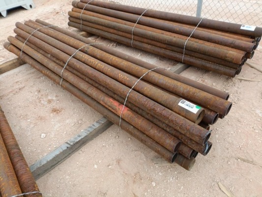 (25) 2 7/8" Metal Post 8ft Long