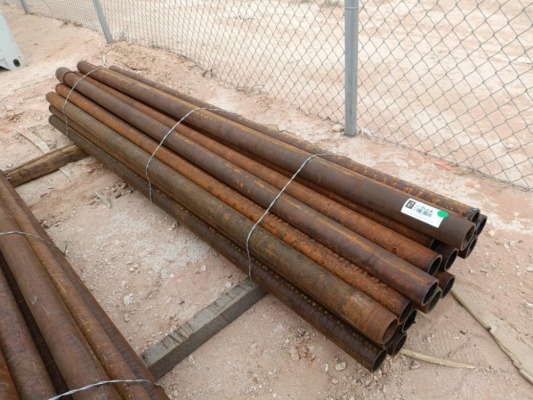 (25) 2 7/8" Metal Post 8ft Long