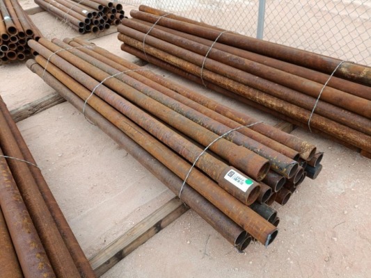 (25) 2 7/8" Metal Post 8ft Long