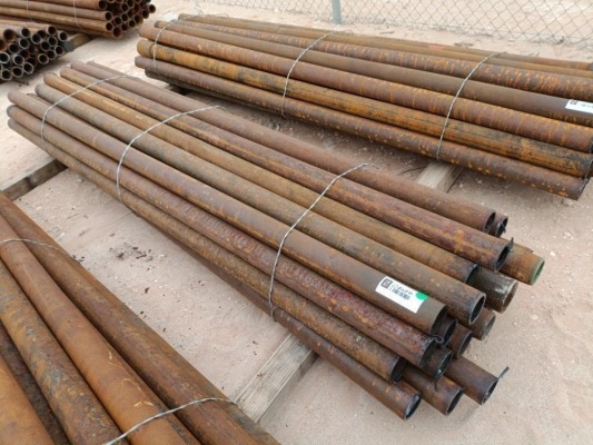 (25) 2 7/8" Metal Post 8ft Long