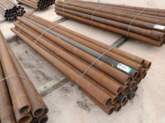 (25) 2 7/8" Metal Post 8ft Long