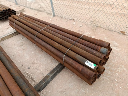 (25) 2 7/8" Metal Post 8ft Long