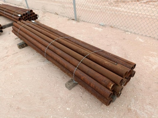 (25) 2 7/8" Metal Post 8ft Long