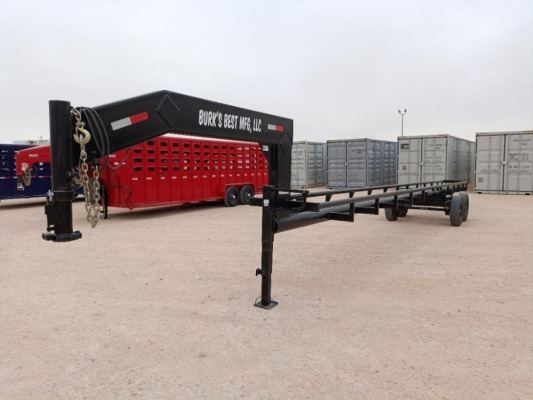 2024 Burk's Best Gooseneck Round Bale Trailer