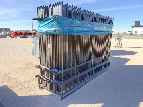 (24) Unused 10Ft Wrought Iron Fencing